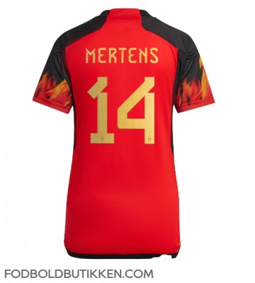 Belgien Dries Mertens #14 Hjemmebanetrøje Dame VM 2022 Kortærmet